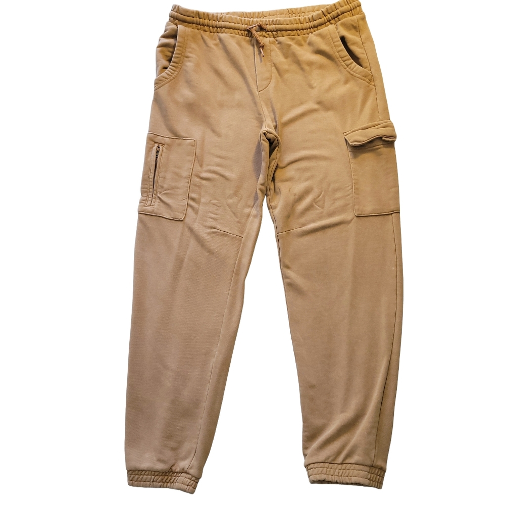 Wonder Nation Boys Knit Joggers Brown  Size XL (14-16) Husky